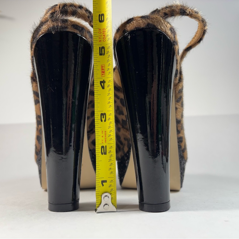 Rouge Helium Animal‎ Print Slingback Heels - Picture 5 of 8